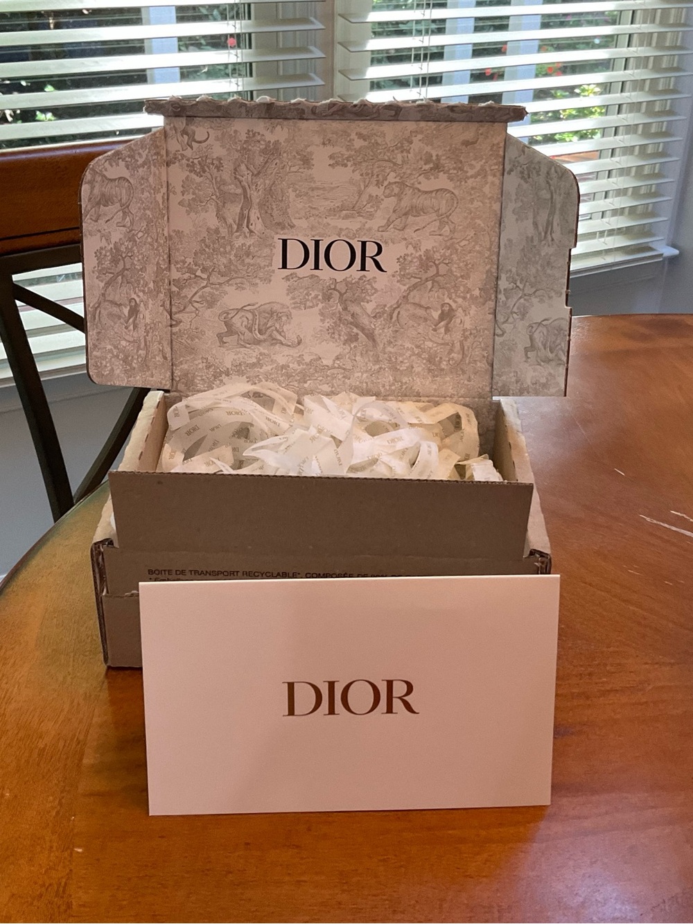 DIOR BOX WITH gift Card and Dior packaging AUTHENTIC NWT